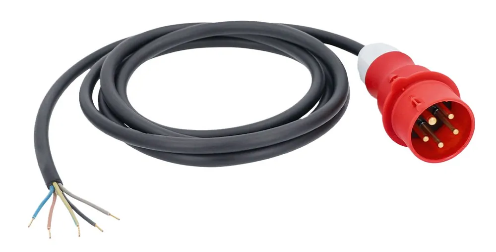 Schwabe 70977 CEE Câble de connexion Néoprène 400V/16A IP44 5 pôles H07RN-F 5G1,5 3m