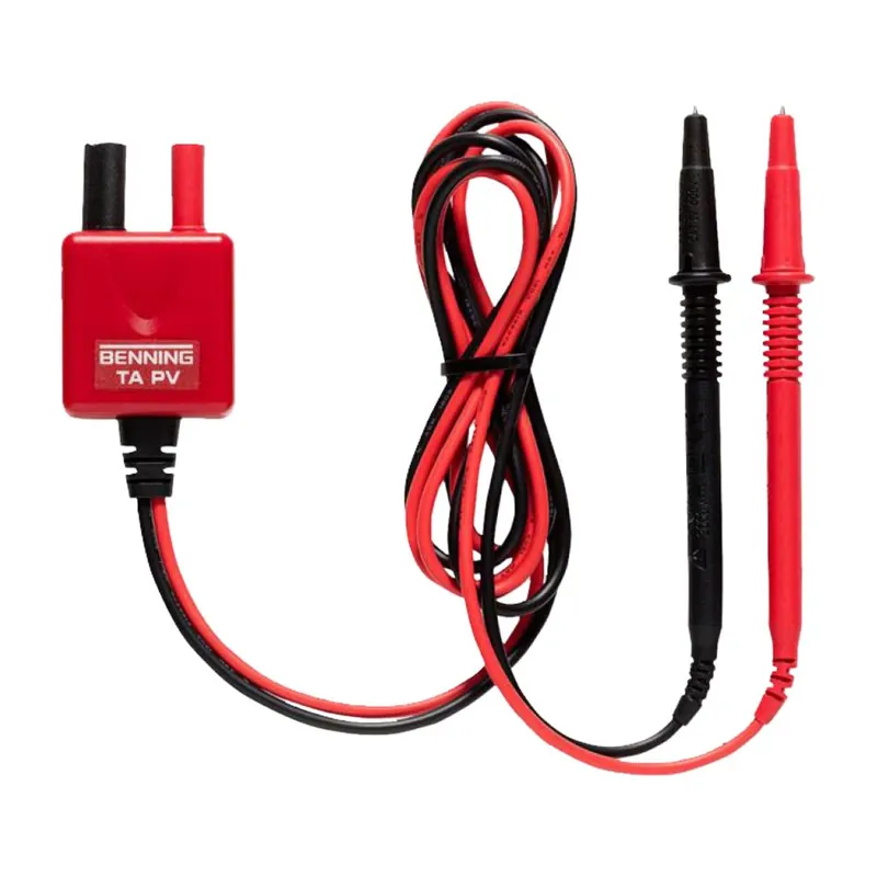 Benning 10217846 BENNING TA 4 PV Adaptateur de mesure 4mm CAT III, 1000V pour MM-10 PV, CM 10-PV