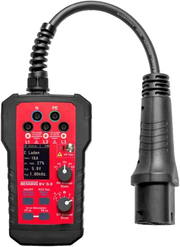 Benning 10239871 EV 3-3 Adaptateur de test de la station de charge