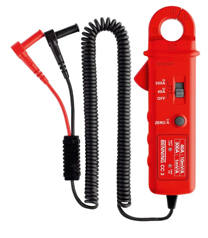 Benning 044038 CC 3 Adaptateur de pince de courant pour multimètres, IT 130, PV 1-1, PV 2