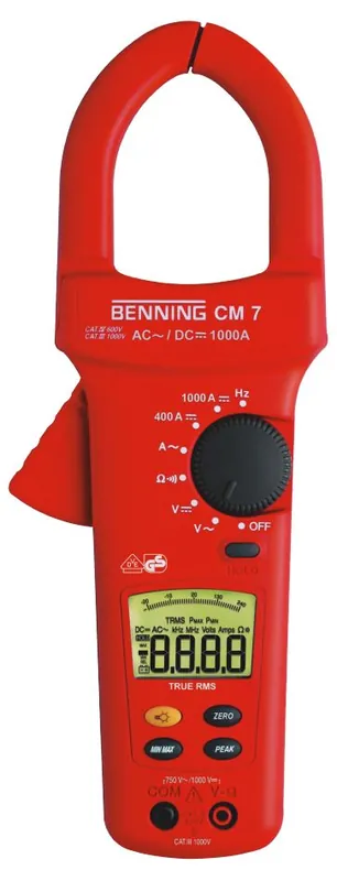 Benning 044059 CM 7 Pince de courant multimètre TRUE RMS