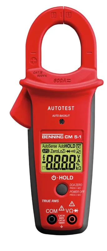 Benning 044066 CM 5-1 Multimètre de courant TRUE RMS