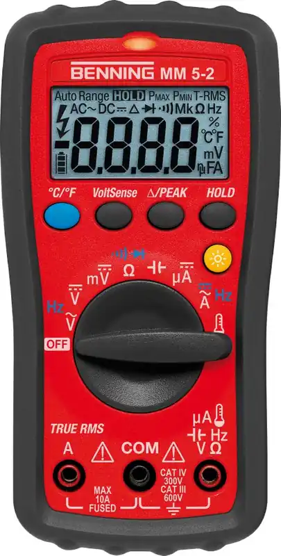Benning 044071 MM 5-2 Multimètre numérique TRUE RMS