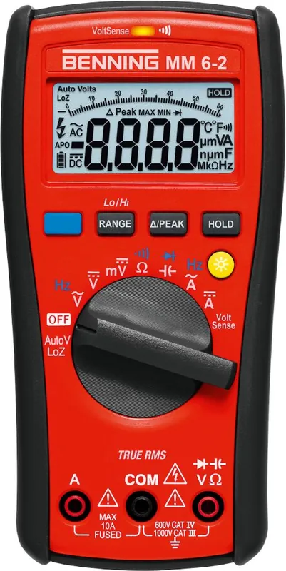 Benning 044087 MM 6-2 Multimètre numérique TRUE RMS