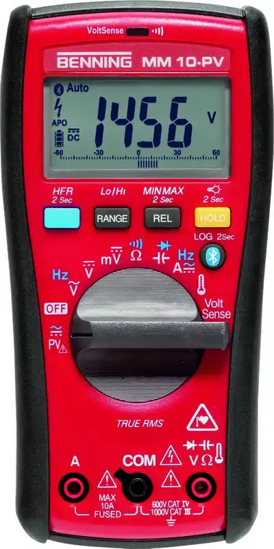 Benning 044089 MM 10-PV Multimètre numérique TRUE RMS