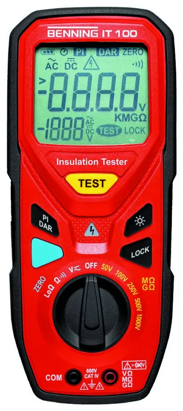 Benning 044107 IT 100 Testeur d‘isolation et de résistance