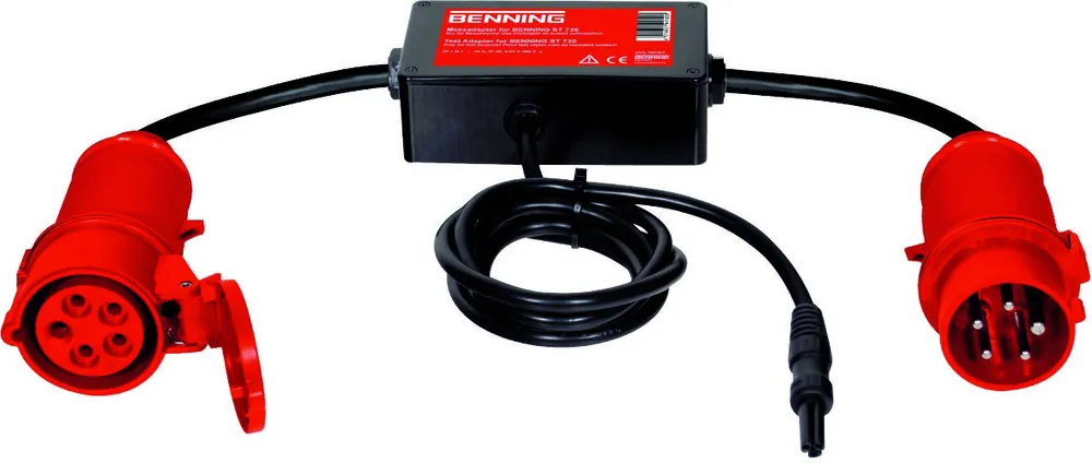 Benning 044140 Adaptateur de mesure triphasé 16A CEE 5 pôles (actif) ST 725