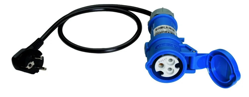 Benning 044143 Adaptateur de mesure 16A CEE 3 pôles (passif) ST 710/725/755+/760+