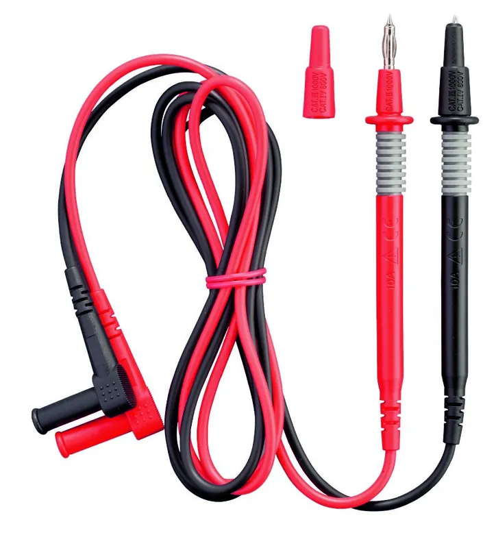 Benning 044145 Jeu de mines de mesure 4 mm CAT II, III, IV avec pointe de mesure 4 mm, 2 pièces