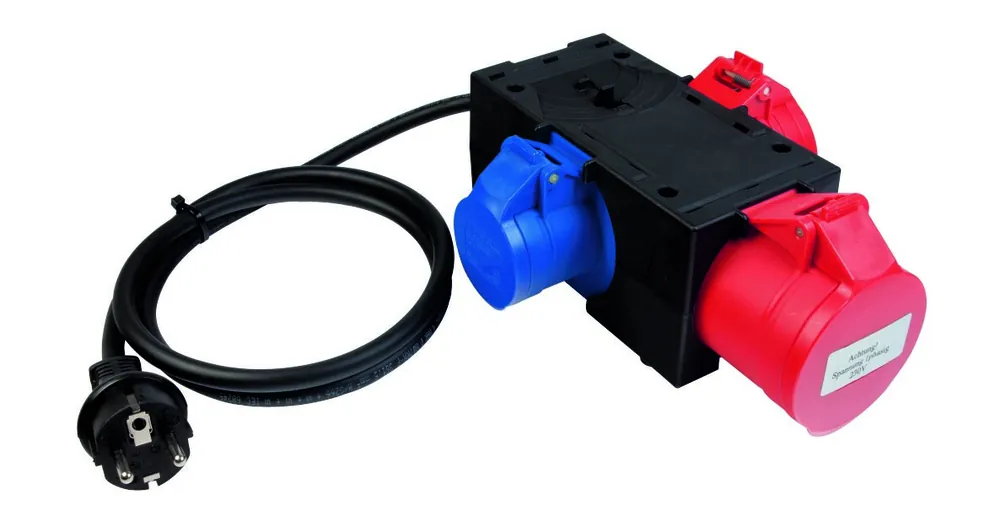 Benning 044147 Adaptateur de mesure 16/32A CEE 3/5 pôles (passif) ST 710/725/755+/760+