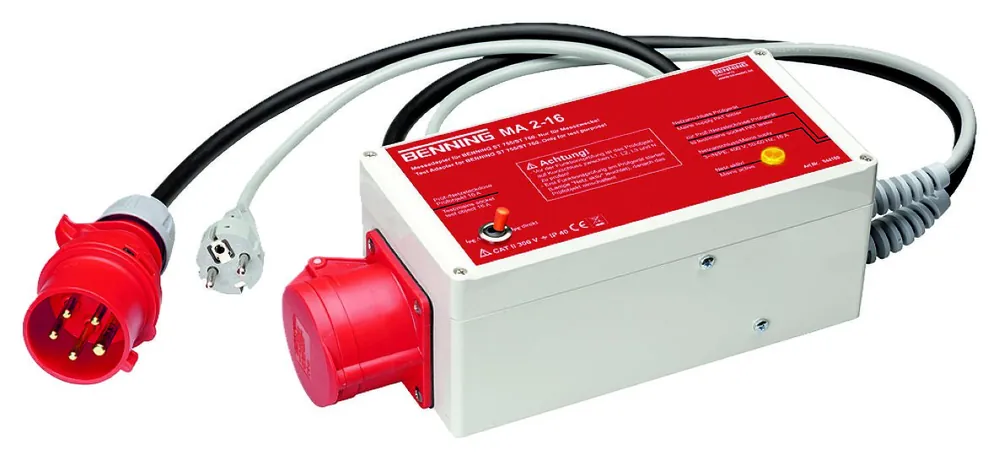 Benning 044160 Adaptateur de mesure MA 2-16 CEE 5 pôles (actif/passif) ST 755+/760+