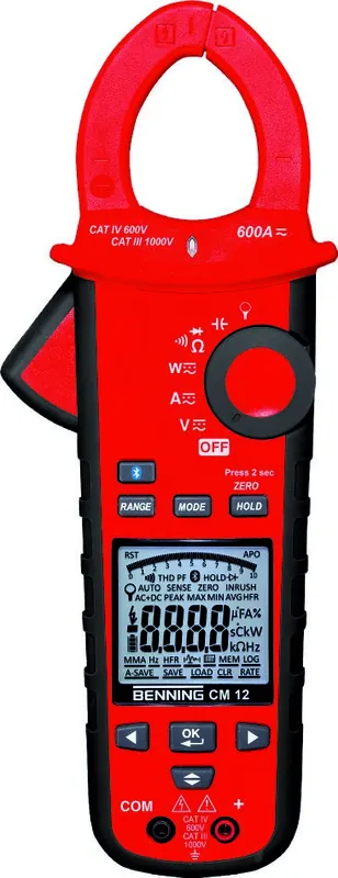 Benning 044680 CM 12 Multimètre de courant TRUE RMS