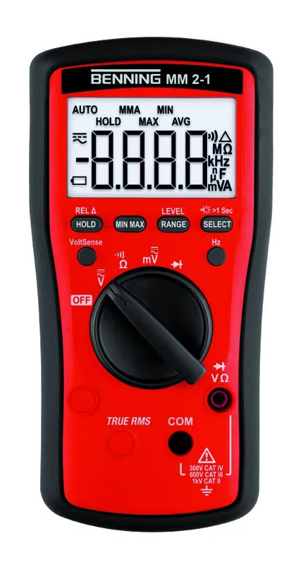 Benning 044691 MM 2-1 Multimètre numérique TRUE RMS