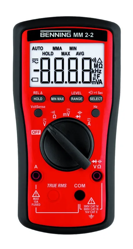 Benning 044692 MM 2-2 Multimètre numérique TRUE RMS