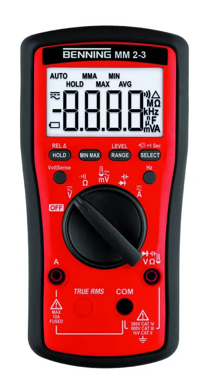 Benning 044693 MM 2-3 Multimètre numérique TRUE RMS
