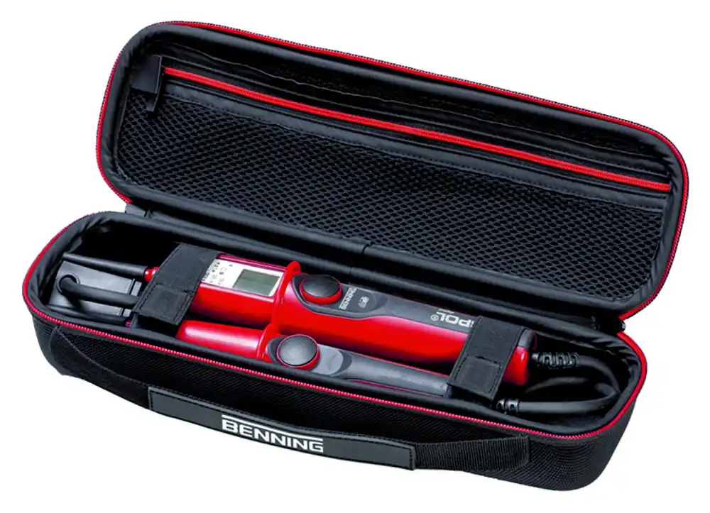 Benning 050264 Testeur de tension bipolaire numérique Duspol + mallette de transport Premium