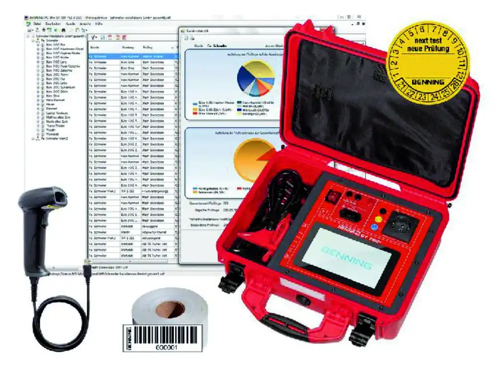Benning 050335 ST 760+ Ensemble de testeurs d‘appareils