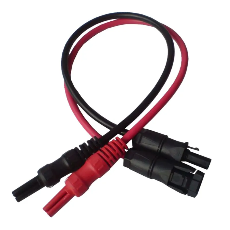 Benning 10056275 Jeu de cordons de mesure pour PV 1-1+, PV 2 avec connexion Sunclix, 2 pièces