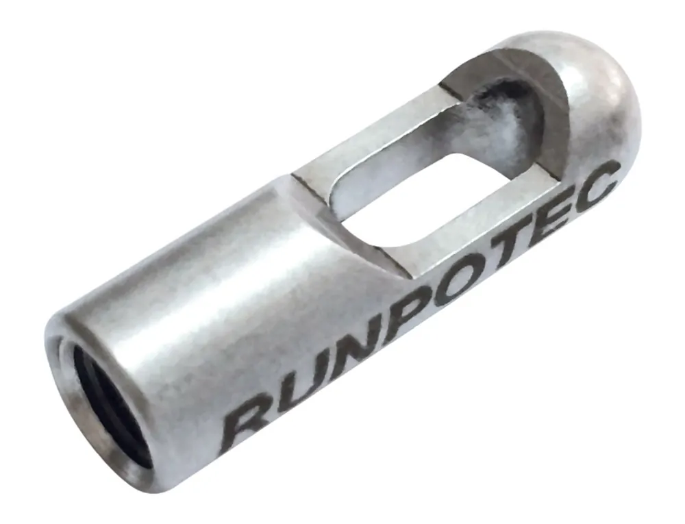 Runpotec 30208 Oeil de traction en acier inoxydable RTG6 Ø8mm pour Runposticks, Ressorts de traction en fibre de verre 4.5mm, 6mm, 7.5mm et 9mm