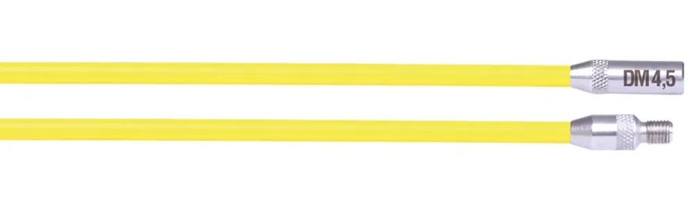 Runpotec 10043 Poteaux de transit jaune 4.5mm 2 x 1m
