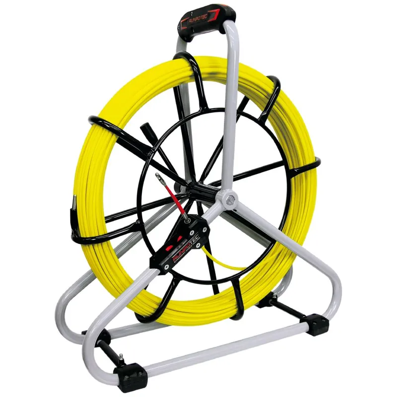 Runpotec 10060 Kit standard Ressort de traction en fibre de verre Ø 6mm RTG6, 40m incl. Reel