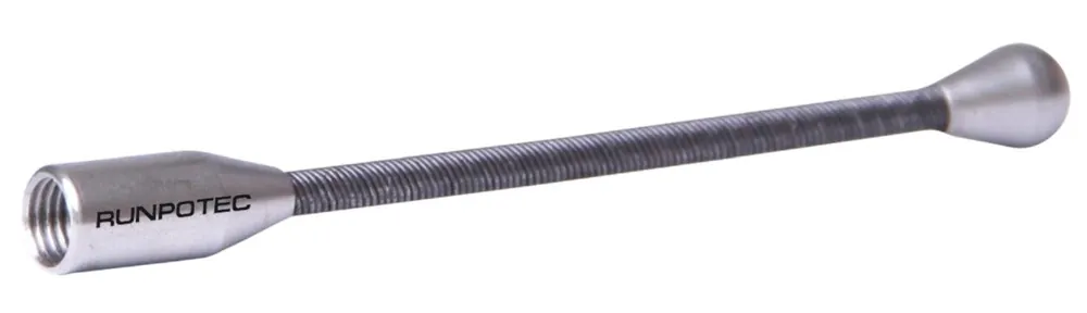 Runpotec 20116 Tête d‘alimentation flexible en acier inoxydable RTG6 Ø 7mm