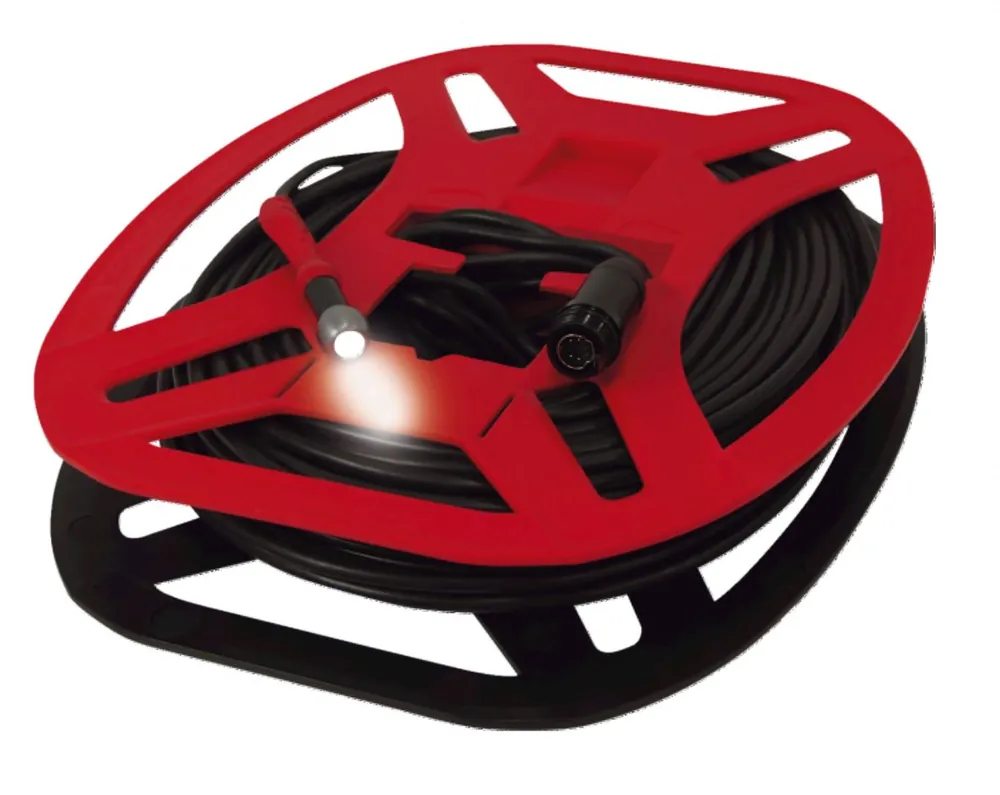 Runpotec 20560 RC2 Tête de caméra avec câble sur enrouleur 30m