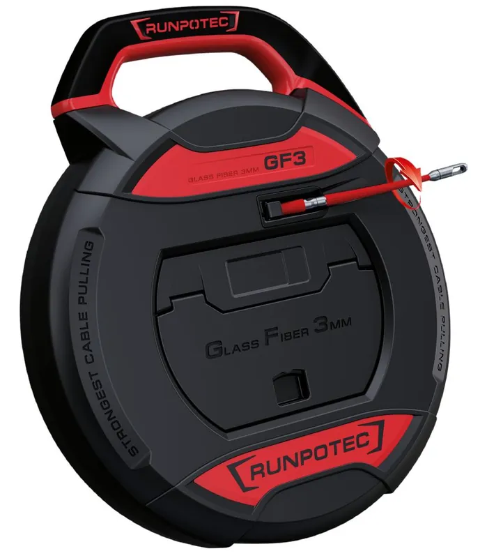 Runpotec 10197 GF3 Ressort de traction en fibre de verre Ø 3mm sans jauge de longueur 30m