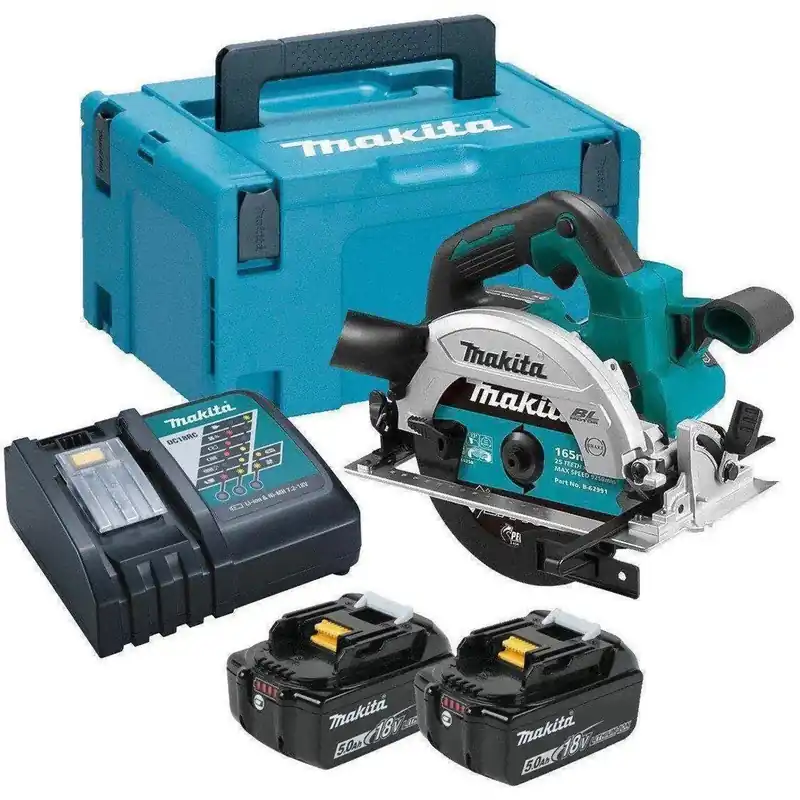 Makita DHS660RTN Scie circulaire Accu 165mm 18V 6.0Ah Li-Ion