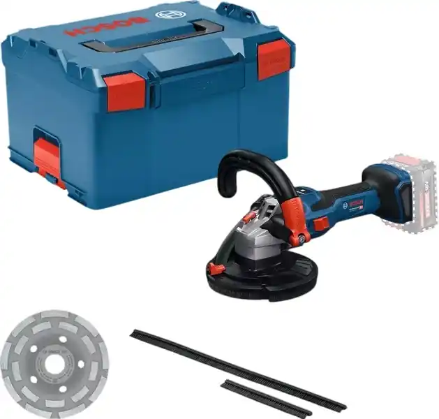 Bosch Bleu 0601776201 GBR 18V-15 S 18V Accu Concrete Grinder xcl. batterie et chargeur en L-BOXX