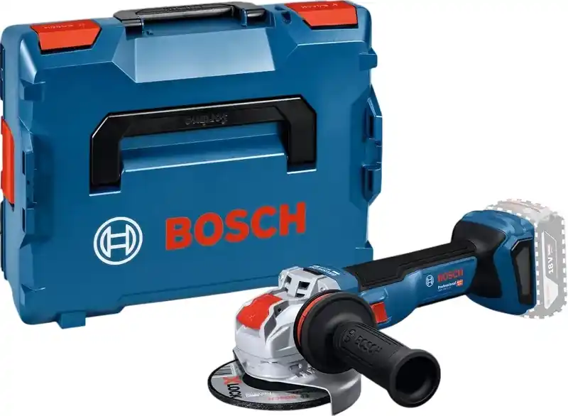 Bosch Bleu 06019N4200 Meuleuse d‘angle sans fil GWX 18V-11 S sans batterie ni chargeur en L-BOXX