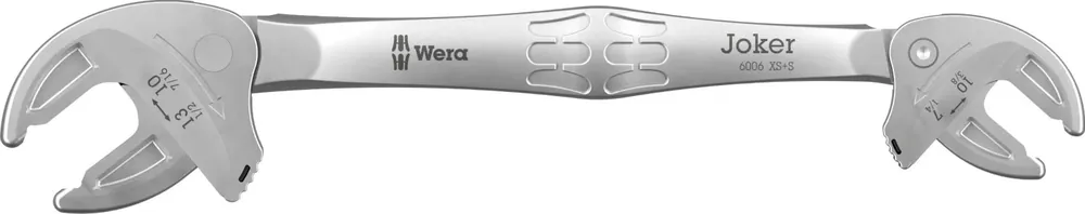 Wera 05020330001 Joker 6006 Clé à cliquet double fente XS/S 7-13mm