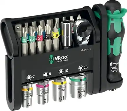 Wera 05049000001 Tool-Check Modular Set d‘outils modulaires 21 pièces