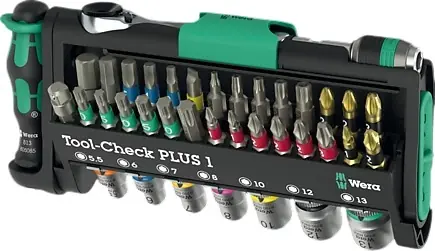 Wera 05049055001 Tool-Check PLUS 1 Jeu d‘outils 39 pièces