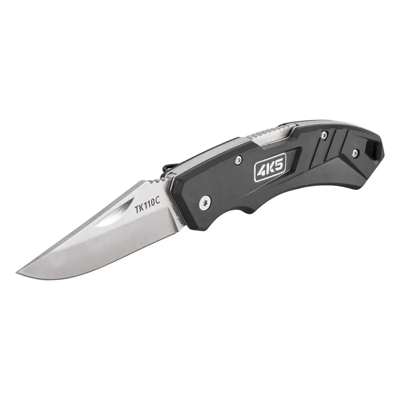 4K5 600.110A Couteau pliant TK 110C Stonewash Blade avec lame en acier inoxydable