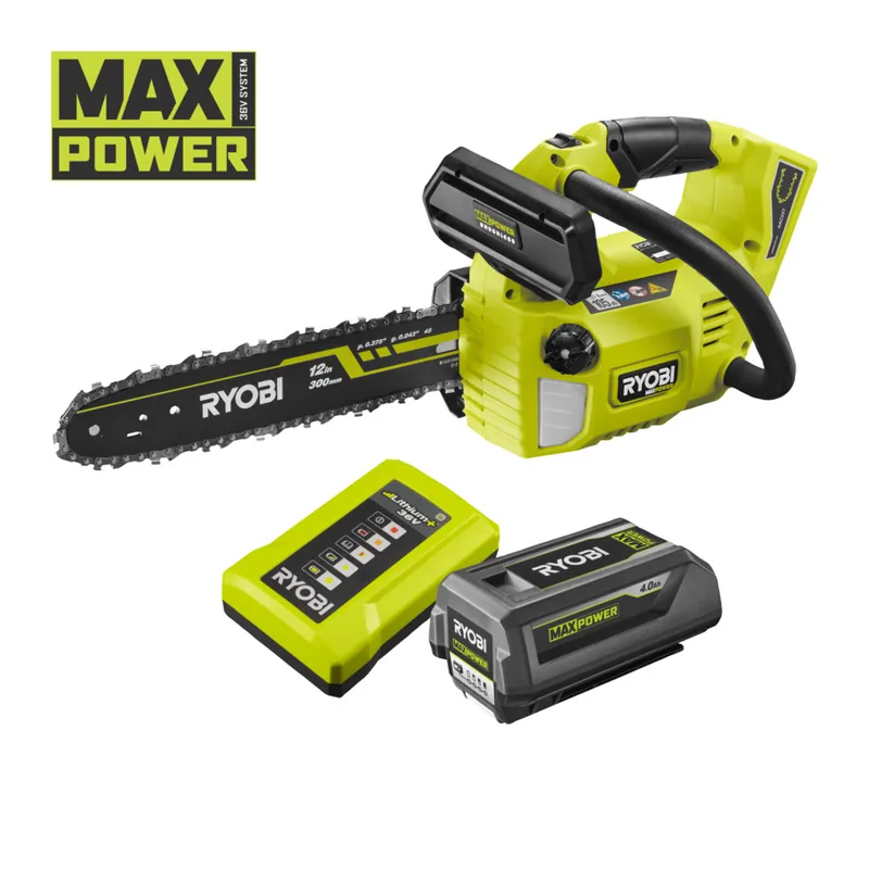 Ryobi 5133006619 Taille-haie à batterie MAX POWER 36V 60 cm 4.0 Ah batterie et chargeur en boîte