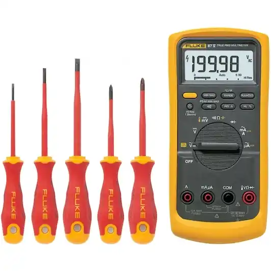 Fluke 40004066 IB875M Multimètre industriel & 5 tournevis isolés