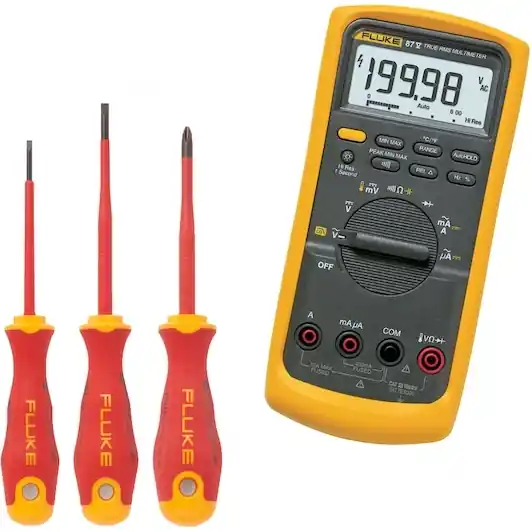 Fluke 40004047 IB875L Multimètre industriel et 3 tournevis isolés