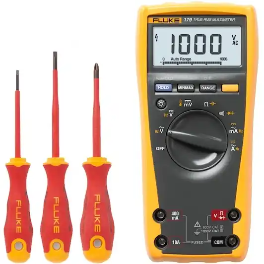 Fluke 5133975 Fluke IB179L-EGFID Multimètre numérique True-RMS + ISLS3 + ISLS5 + IPHS2