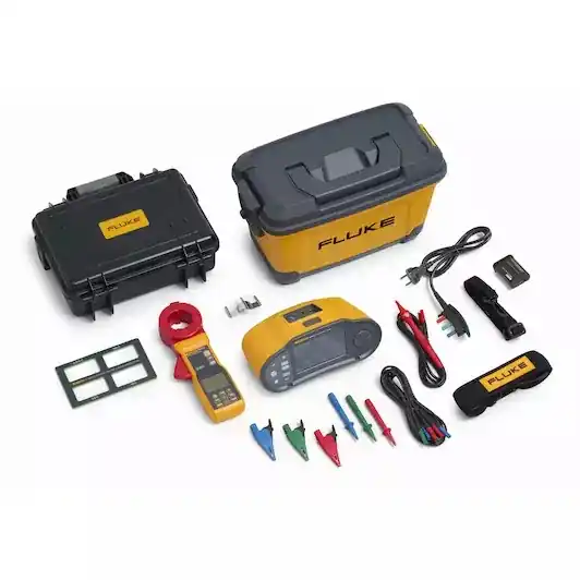 Fluke 5581251 Testeur d‘installation multifonction Fluke 1674FC SCH/1630 avec pince de courant de terre