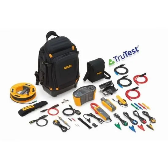 Fluke 5416417 FLK-SMFT-1000/PRO Kit de test d‘installation multifonctionnel avec fonctions d‘analyse PV, compteur d‘intensité solaire et logiciel Trutest