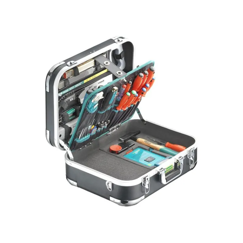 technocraft 663188 Mallette à outils en ABS PRO CHROME WOOD 116 pièces