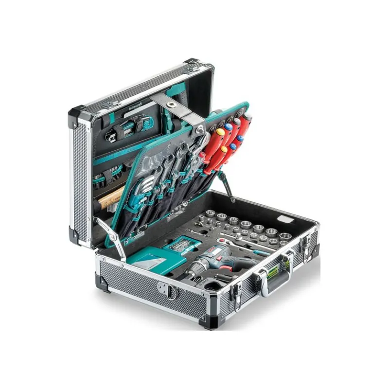 technocraft 729947 Mallette à outils en aluminium avec PRO GSR 147 pièces