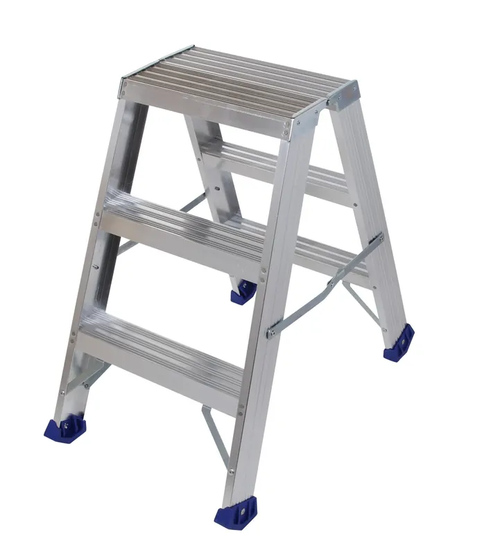 Little Jumbo 1235326003 Escabeau industriel type 3250 2x3 marches avec support