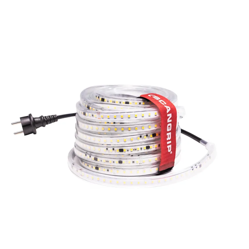 Scangrip 03.5818 Tuyau d‘éclairage Corde lumineuse 15m 15000 Lumen