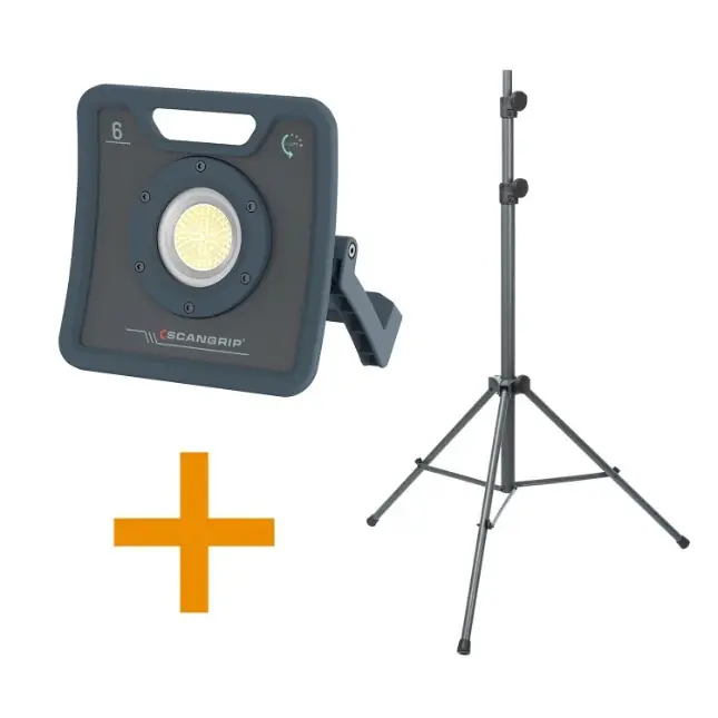 Scangrip 49.0595 Scangrip Worklight set Nova 6 for LIFE incl. tripod