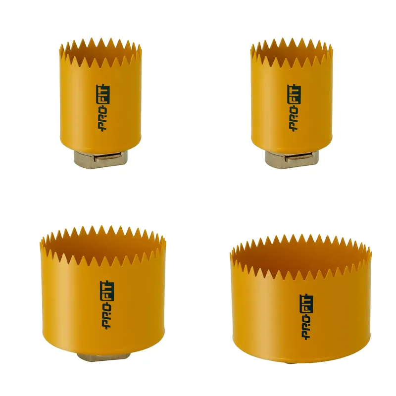 ProFit 04115182 Clean Cut 4-piece hole saw set 51-68-76-82 mm