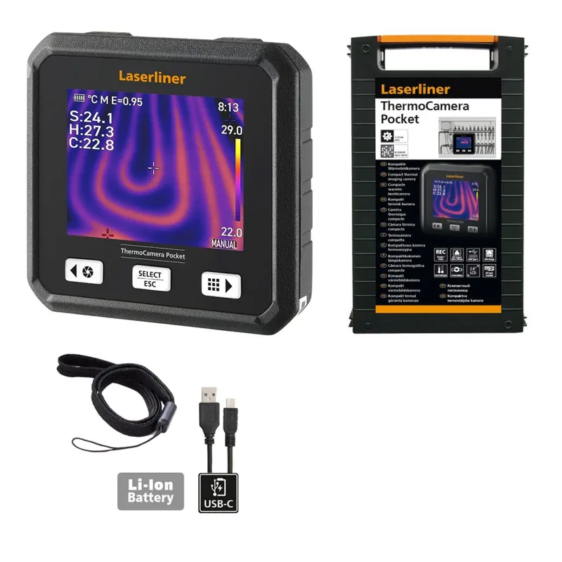 Laserliner 082.079A ThermoCamera Pocket Thermal Imager
