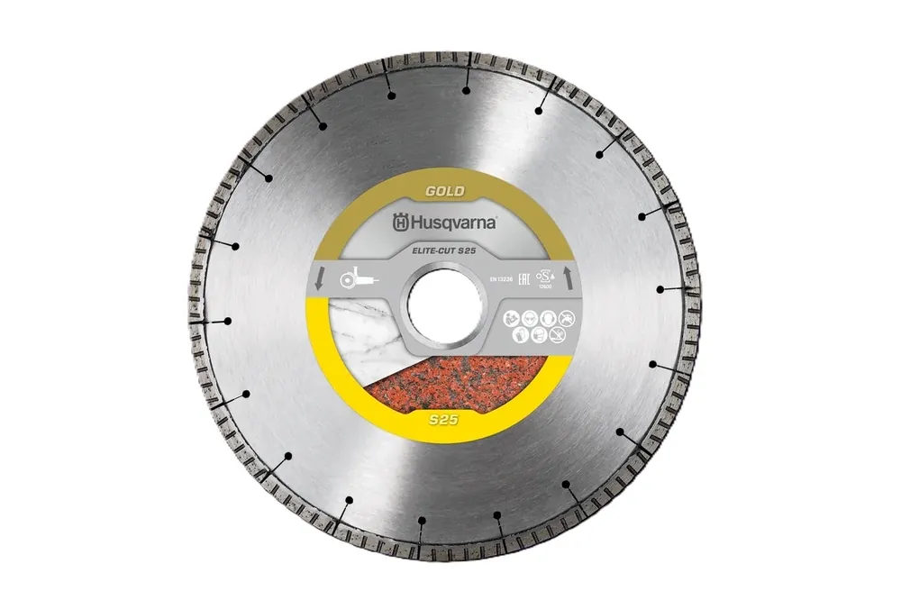 Husqvarna 579804480 ELITE-CUT S25 Lame de scie sèche diamantée 230 mm