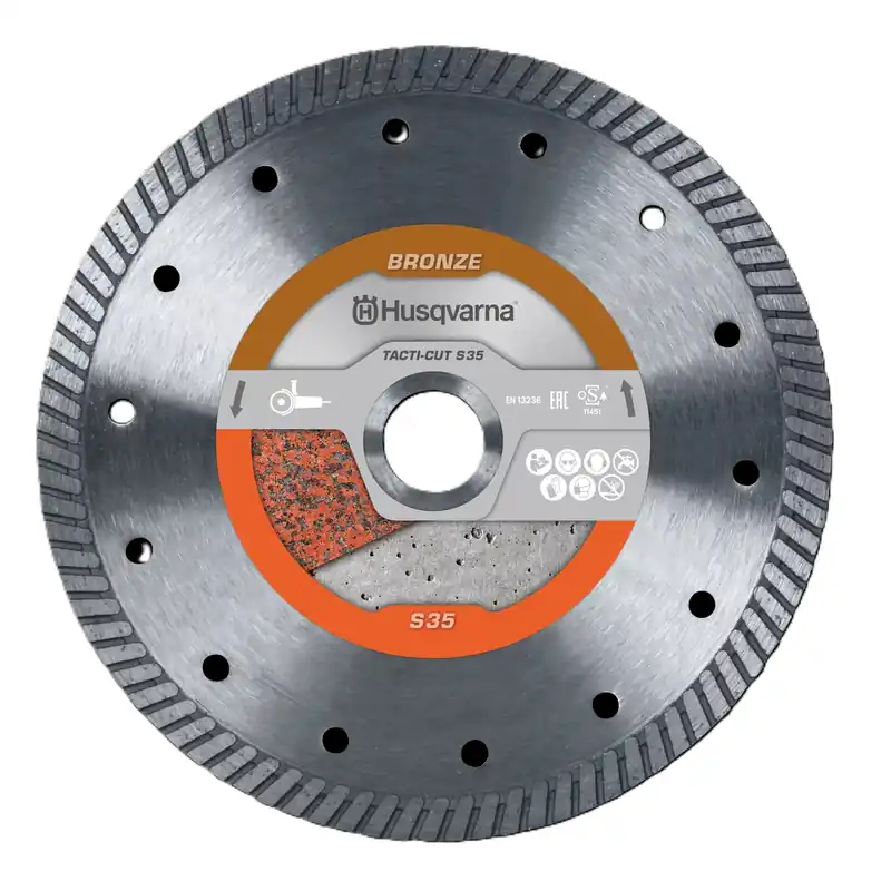Husqvarna 579820480 Tacti-CUT S35 Lame de scie diamantée sèche Granit/Béton 230 mm